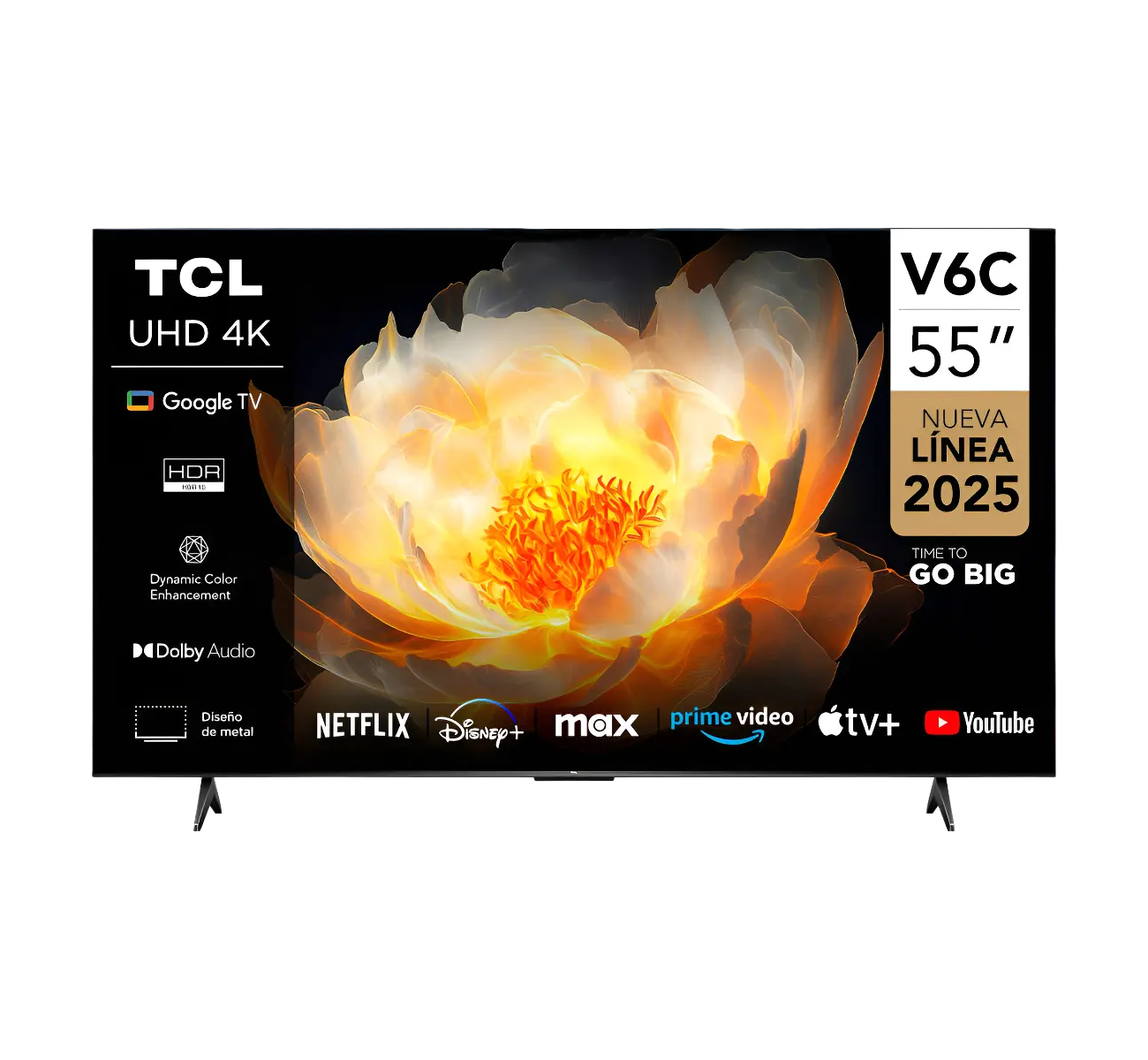 TELEVISOR LED 55 UHD GOOGLE TV 55V6C TCL